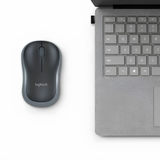 Mouse wireless Logitech M185, Gri