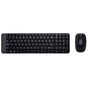Set tastatură și mouse wireless Logitech MK220, Negru