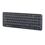Set tastatură și mouse wireless Logitech MK220, Negru