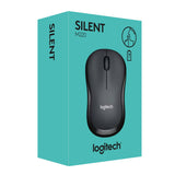 Mouse wireless Logitech M220 Silent, Negru