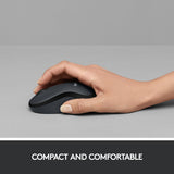 Mouse wireless Logitech M220 Silent, Negru
