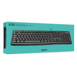 Tastatură cu fir Logitech K120, Neagră