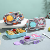 Lunch box, Portocaliu-Albastru