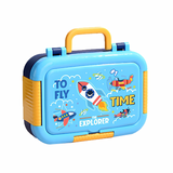 Lunch box, Albastru