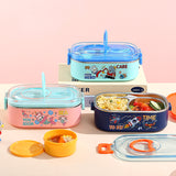 Lunch box, Albastru închis