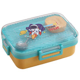 Lunch box, Albastru-Portocaliu