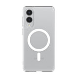 Husa telefon MagSafe acrilic pentru Samsung Galaxy S25, Transparenta