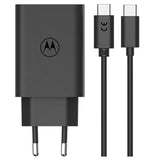 Incarcator Motorola 220V 68W USB-C TurboPower GaN cu Cablu USB-C, Negru
