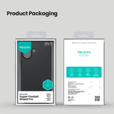 Husa Nillkin compatibila cu iPhone 17, Anti-amprenta, PC, TPU, Negru