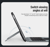 Husa cu tastatura pentru Apple iPad Pro 12.9 2020/2021/2022 / Air 13 2024/2025, NILLKIN Bumper Combo, Backlit, Neagra