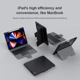 Husa tableta cu tastatura pentru Apple iPad Pro 12.9 2020/2021/2022, Air 13 2024/2025, Neagra