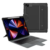 Husa tableta cu tastatura pentru Apple iPad Pro 12.9 2020/2021/2022, Air 13 2024/2025, Neagra