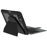 Husa tableta cu tastatura pentru Apple iPad 10.9 2022 / iPad 11 2025 NILLKIN Bumper Combo, Tastatura iluminata, Neagra
