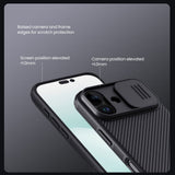 Husa Nillkin compatibila cu iPhone 17, MagSafe/Magnetic, PC, TPU, Negru