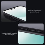 Husa Nillkin compatibila cu iPhone 17, MagSafe/Magnetic, PC, TPU, Negru