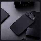 Husa Nillkin compatibila cu iPhone 17 Air, MagSafe/Magnetic, PC, TPU, Negru