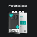 Husa Nillkin compatibila cu iPhone 17 Pro Max, MagSafe/Magnetic, PC, TPU, Negru