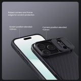 Husa Nillkin compatibila cu iPhone 17 Pro Max, MagSafe/Magnetic, PC, TPU, Negru