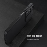 Husa Nillkin compatibila cu Galaxy A15 5G, Galaxy A15 4G, Antisoc, PC + TPU, Negru