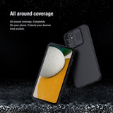 Husa Nillkin compatibila cu Galaxy A15 5G, Galaxy A15 4G, Antisoc, PC + TPU, Negru