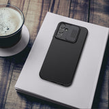 Husa Nillkin compatibila cu Galaxy A15 5G, Galaxy A15 4G, Antisoc, PC + TPU, Negru