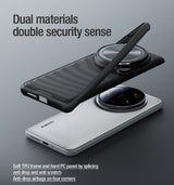 Husa Nillkin compatibila cu Xiaomi 14 Ultra, Antisoc, policarbonat, TPU, Negru