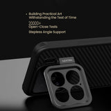 Husa Nillkin compatibila cu Xiaomi 15, Antisoc, aramida, Negru