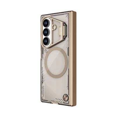 Husa Nillkin compatibila cu Galaxy Z Fold 7, MagSafe/Magnetic, TPU, Maro