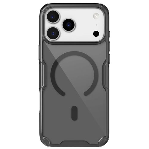 Husa Nillkin compatibila cu iPhone 17 Pro Max, Antisoc, TPU, Negru