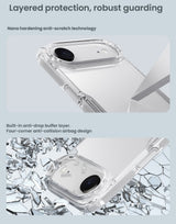 Husa silicon pentru Apple iPhone 17 Air, Transparenta