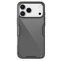 Husa silicon pentru Apple iPhone 18 Pro Max / 17 Pro Max, Neagra transparenta