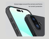 Husa Nillkin compatibila cu iPhone 17, Anti-amprenta, PC, TPU, Negru