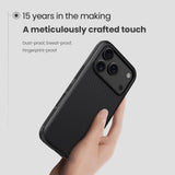 Husa Nillkin compatibila cu iPhone 17 Pro, MagSafe/Magnetic, PC, TPU, Negru