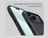 Husa Nillkin compatibila cu iPhone 17, MagSafe/Magnetic, policarbonat, Negru
