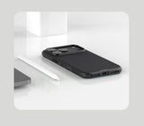 Husa Nillkin compatibila cu iPhone 17, MagSafe/Magnetic, policarbonat, Negru