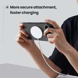 Husa Nillkin compatibila cu iPhone 17 Pro, MagSafe/Magnetic, PC, TPU, Negru
