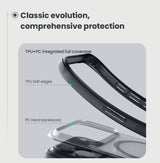 Husa Nillkin compatibila cu iPhone 17 Pro, MagSafe/Magnetic, PC, TPU, Negru