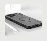 Husa Nillkin compatibila cu iPhone 17 Pro, MagSafe/Magnetic, PC, TPU, Negru