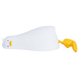 Lampa de noapte Nimbo din silicon – Ratusca culcata, 3 alb-uri, timer, USB-C