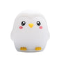 Lampa de noapte Nimbo din silicon – Pinguin, 3 alb-uri, USB-C