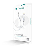 Cablu de date Nordic USB-C la Lightning, 1.0 m