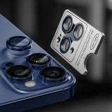 Folie protecție obiectiv cameră pentru Apple iPhone 17 Pro / 17 Pro Max, Albastră