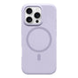 Husa Nordic compatibila cu iPhone 15 Pro, MagSafe/Magnetic, silicon lichid, Mov