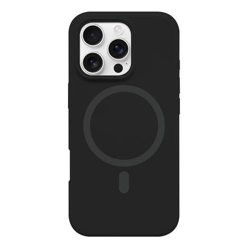 Husa Nordic compatibila cu iPhone 17 Pro Max, MagSafe/Magnetic, silicon lichid, Negru