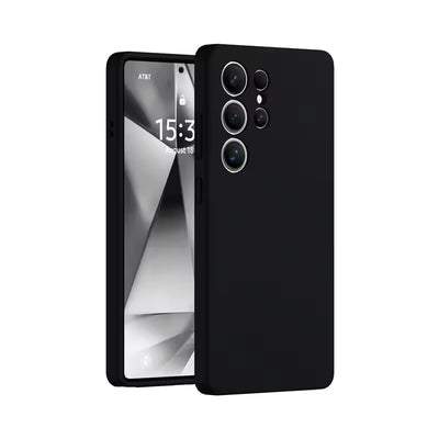 Husa silicon pentru Samsung Galaxy S25, Neagra