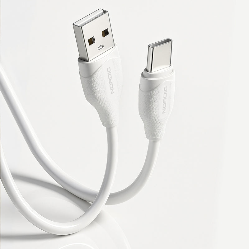 Cablu de date Nordic USB-C la USB-A, 1.0 m