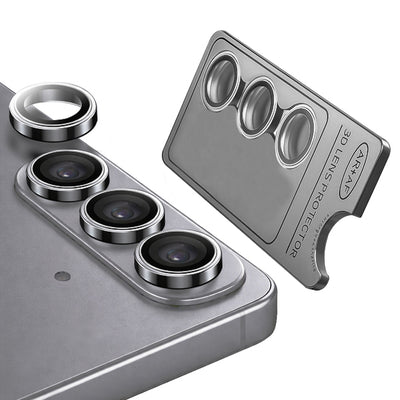 Folie protecție obiectiv cameră pentru Samsung Galaxy S25 Ultra, Gri