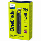 Aparat de ras Philips OneBlade Pro 360 Face and Body QP6542/15, Negru