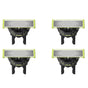 Lame de ras Philips OneBlade Pro 360 QP440/50, Set 4 bucăți, Negru/Verde