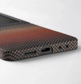 Husa tip carte compatibila cu Galaxy Z Flip 7, MagSafe/Magnetic, aramid
